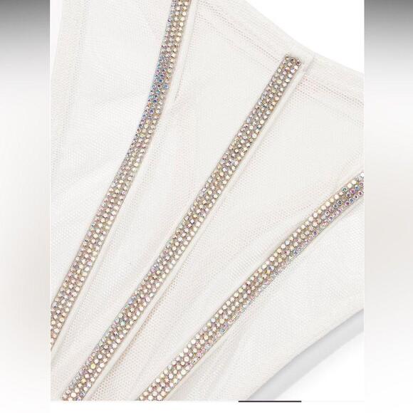 Victoria’s Secret Sheer Shine Waist-Cinching Garter Belt
And Thong Set - Picture 5 of 9